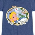 thumbnail image 3 of Disney - Alice In Wonderland - Alice Daisies - Toddler & Youth Girls Short Sleeve Graphic T-Shirt, 3 of 5