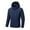 Dark Blue, variant on Mens Outdoor Jackets Big and Tall Hooded Waterproof Windproof Long Sleeve Rain Jackets Sportwear with Pockets for Outdoor Hiking Travel Gifts for Men Black 3XL