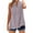 Purple, variant on Tank Tops for Women under $5 Sleeveless V-Neck Cotton Linen Solid Casual Summer Casual Tank White L