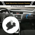thumbnail image 2 of Reemplazo del actuador de puerta de mezcla de calefacción HVAC Unique Bargains para Hyundai Accent 2006-2007 No.971241E000 Actuador de puerta de aire Plástico Metal Negro, 2 of 6