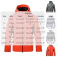 thumbnail image 3 of Men Solid-Color Fashionable Zipper Pocket Double-sided Detachable Hat Long Sleeve Hooded Casual Outwear Jacket Black XXXL, 3 of 6