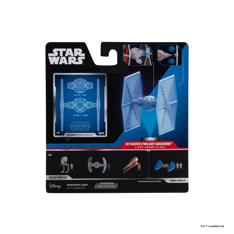 Star Wars Micro Galaxy Squadron Outland Tie Fighter #0017 Juguete/Figura a Partir de 8 años, 12,7 cm