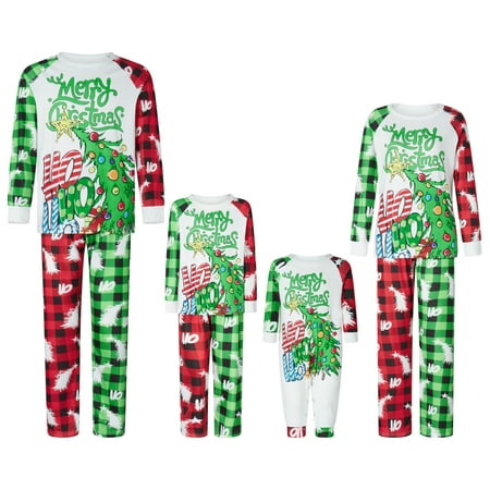 

Meihuid Christmas Pajamas Set Matching Christmas Pjs Set Holiday Pajamas for Women Reindeer Sleepwear Nightgown
