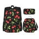 thumbnail image 1 of Easygdp Sweet Red Cherry Mochila para Niños y Niñas con Set de Caja de Almuerzo y Estuche para Lápices 3 en 1, Mochila Escolar Estampada para Adolescentes, 1 of 7