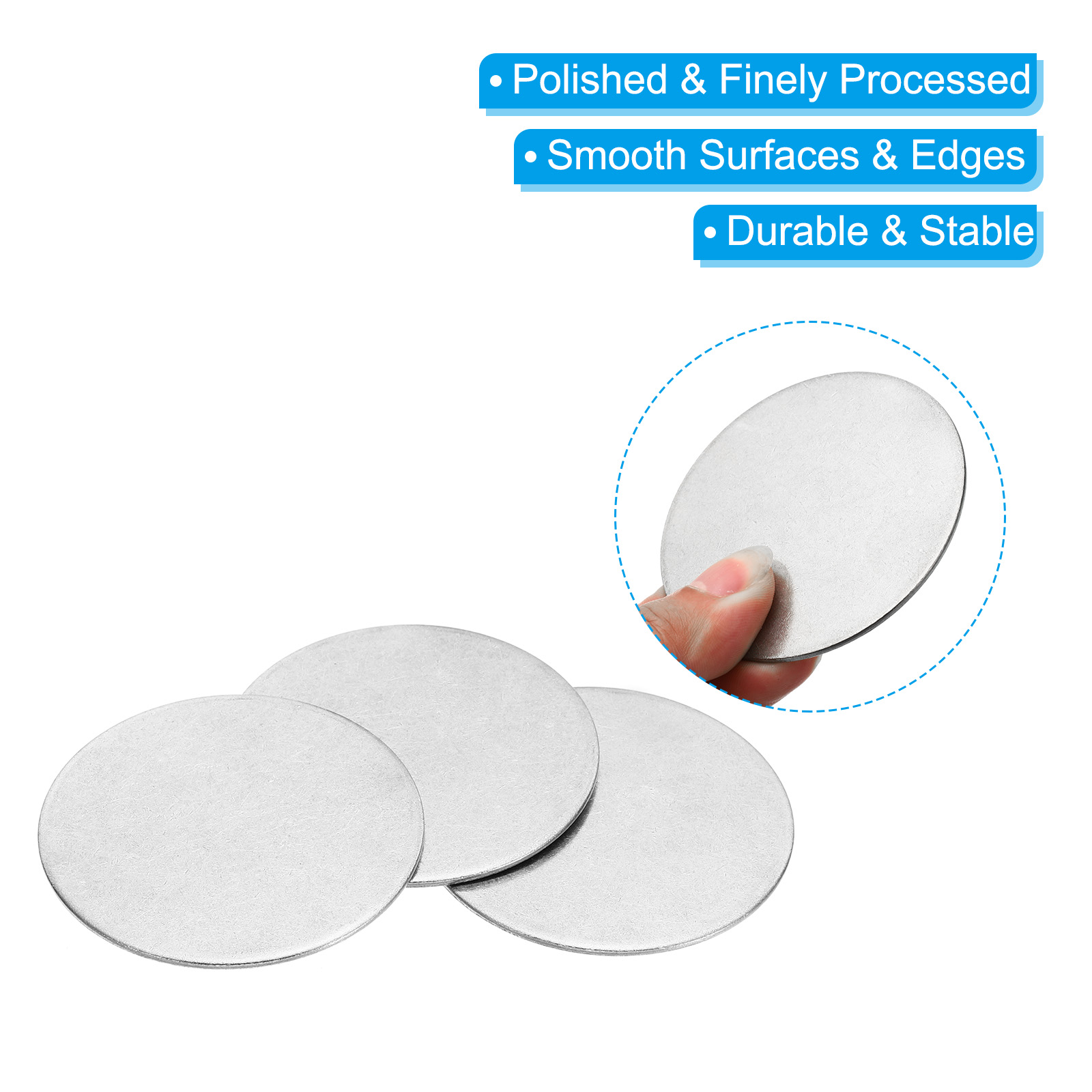 30 Disques En Acier 20mm - Plaquettes Métal Pour Emboutissage Et Bijoux