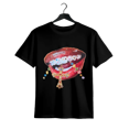 thumbnail image 1 of Teeth Cross Graphic Tee – Urban Streetwear T-Shirt For Men And Women, 1 of 6