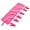 Hot Pink, variant on zhonghuaying 1 Pack Portable Hanging Clothesline with 6 Clips, Penguin Printed Clothes Peg Organizer for Travel, Camping and Home Laundry