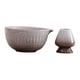 thumbnail image 4 of Cuenco de cerámica para matcha con soporte para batidor, taza para té verde, para gachas y zumos. Estilo B, 4 of 9