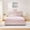Pink, variant on Harper & Bright Designs Twin Size Upholstered Rabbit Ear Platform Bed with Headboard, Boucle Platform Bed Frame with Storage Drawers and LED Light for Boys and Girls, Pink