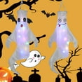 thumbnail image 1 of WREESH Smiling Ghost 3D Windsock Halloween Home Decor Home Bag Decoration Flat, 1 of 9