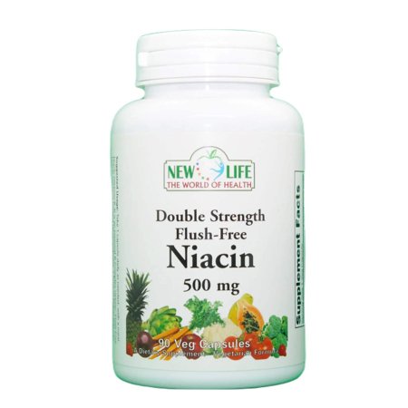 Manteniendo Tu Salud Niacin B3, Circulatory Support, Inositol Supplement, 500mg, 90 Veg Capsules