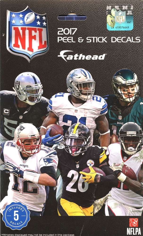 Fatheads 2017 NFL Tradeables Mystery Pack [5 Vinyl Decals]