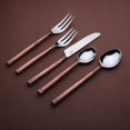 thumbnail image 2 of Copper Antique Sundance Design 20-piece Flatware Set, 2 of 5