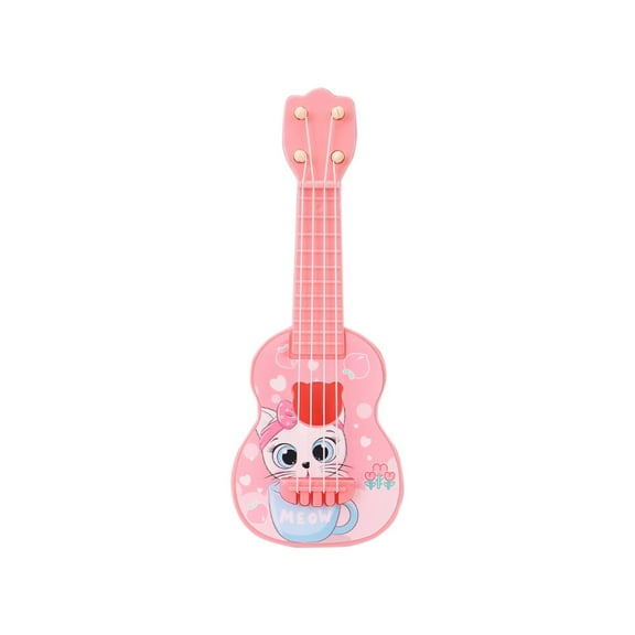 MeetYTOYS Toy Guitar Mini Ukulele Guitar with 4 Strings Keep Tones Can Play