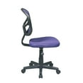 thumbnail image 3 of Scranton & Co Chaise de Bureau de Travail Moderne en Tissu Maillé, Violet/nylon, 3 of 5