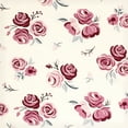 thumbnail image 2 of Hudson Baby Infant Girl Cotton Fitted Crib Sheet, Rose, One Size, 2 of 2