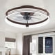 thumbnail image 1 of Ventilador de Techo ZMISHIBO 20" Luz LED 6 Velocidades Control Remoto 120V, 1 of 7