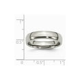 thumbnail image 6 of Titanium 5mm Polished Band Size: 5; for Adults and Teens; for Women and Men, 6 of 6