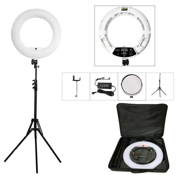 Yidoblo 18 Pouces96W FD-480II Anneau LED Dimmable Lumière de Beauté pour Cellulaire Selfie Webcast