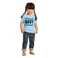 thumbnail image 4 of Proud Navy Cousin Military Family Toddler Boy Girl T Shirt Infant Toddler Brisco Brands 12M, 4 of 6