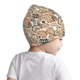 thumbnail image 2 of Pofeuu Floral Paisley Print Baby Beanie Hats for Unisex, Toddler Beanies Baby Girl Boy Hat Warm Cap for Baby, Infant, Toddler-Large, 2 of 6