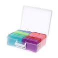 thumbnail image 2 of Luzkey Divided Storage Case with 18 Individual Inner Box Container Premium Easy to Use, Durability, Professional, Card Organizer Box Colorful, 2 of 8