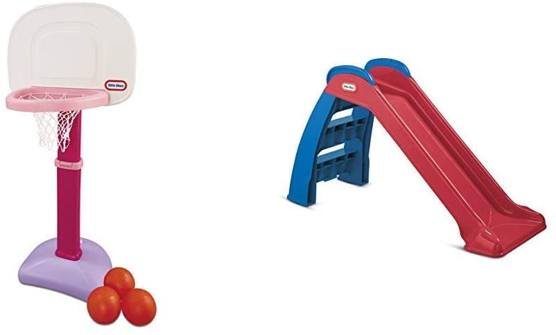 little tikes pink slide
