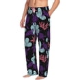 thumbnail image 2 of Balery Ornamental Turtles print Men's Pajama Pants,Ultra Lightweight Pjs,Lounge Pant-Small, 2 of 9