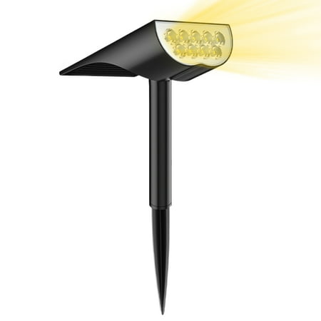 

Solar Spot Light Lawn Spotlight Reusable IP65 Waterproof White/ Warm Outdoor LED Powered Garden Bright Landscape Lamp