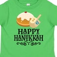 thumbnail image 4 of Inktastic Happy Hanukkah Dreidel Donut Boys or Girls Toddler T-Shirt, 4 of 5