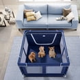 thumbnail image 4 of Parque infantil para mascotas pequeñas Zikopomi Puppy Indoor 42 x 42 x 25 pulgadas, 4 of 6