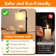 thumbnail image 4 of DAYBETTER Candle Warmer Lamp with Timer, Dimmable,Adjustable Height Wax Warmer Lamp with 2*50W Bulbs, House Warming Gifts for Mom Friend Bedroom Home Decor, 4 of 8