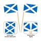 thumbnail image 3 of Banderitas para palillos AhfuLife Escocia 200 piezas, doble cara, 3 of 7
