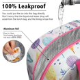 thumbnail image 3 of Insulated Lunch Bag for Women, Floral Print Oxford Fabric Lunch Box, Leakproof Thermal Cooler Tote for Work, School & Picnic, Vintage Floral Print, 3 of 5