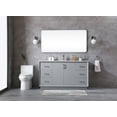thumbnail image 5 of Elegant Lighting Vf19660 Hayes 60" Free Standing Single Basin Vanity Set - White, 5 of 7
