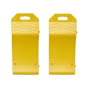 BOB'S INDUSTRIAL SUPPLY BISupply | Tire Saver Ramps Low Profile Curved Vehicle Storage Ramp Set, 2 Pk