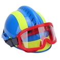 thumbnail image 1 of Casque de Sécurité de Travail en Hauteur, Casque Ajustable avec Design Réfléchissant, Lunettes de Protection et Phares, Réfléchissant à 360 Degrés, Lumière LED, Sangle de Menton Confortable, 1 of 7