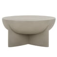 thumbnail image 4 of Safavieh Devan Modern Round Ceramic Coffee Table, Grey, 4 of 9
