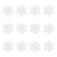 thumbnail image 2 of Fiudx Artículos en oferta con ofertas flash Adornos navideños de 10 cm, copo de nieve de plástico, decoración para árbol de Navidad, copo de nieve hueco, colgante, 2 of 6