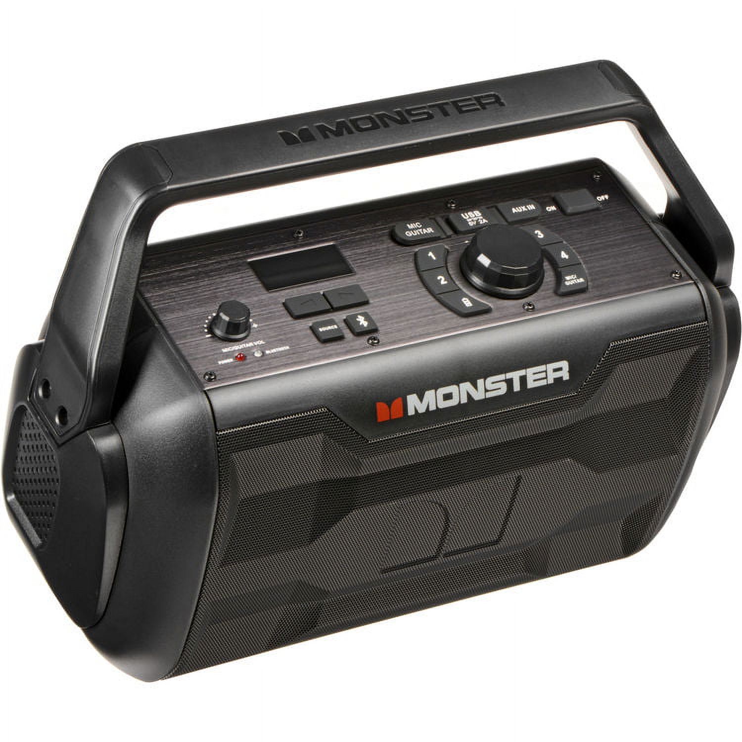 Monster NOMAD 30-Watt Bluetooth Speaker, NFC, indoor/outdoor weather resistant, USB port, and microphone included - image 2 of 2