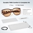 thumbnail image 4 of Photochromic Polarized Fit Over Sunglasses for Prescription Glasses, UV400 Glare Reduction Over Sunglasses for Men & Women Driving Fishing Hiking, 4 of 6