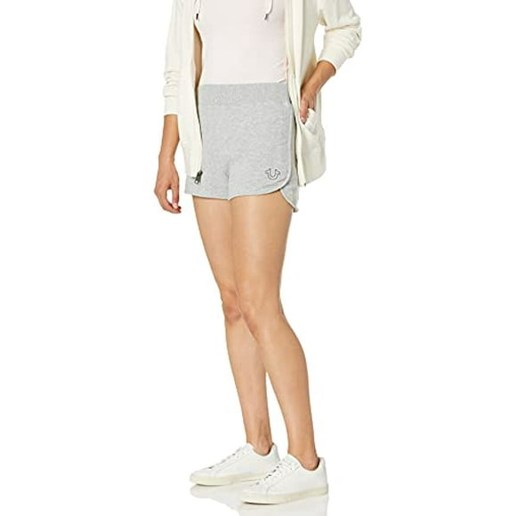 True Religion Women's Dolphin Short, Heather Grey, S