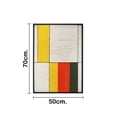 thumbnail image 4 of Cuadro Decorativo Galerias El Triunfo Arte Hilo Tensado Diseño Rectangulos 70x50cm, 4 of 4