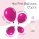 thumbnail image 2 of Kit de arco de globos Awenztech Hot Pink con 120 globos de látex, 2 of 7