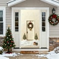 thumbnail image 4 of ToyKingdee Christmas Gingerbread Door Cover Window Banner Front Door Porch Sign Village Displays Christmas Indoor Outdoor Decor Holiday Winter House Decoration, 4 of 6