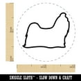thumbnail image 2 of Shih Tzu Dog Outline Self-Inking Rubber Stamp Ink Stamper - Dry Pad (No Ink) - Mini 1/2 Inch, 2 of 7