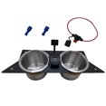 thumbnail image 3 of ​​Stainless Steel Cup Holder with USB Charger for 1982-1992 Chevy Camaro 3rd Gen | Direct Fit Replacement Ash Tray​​, 3 of 7