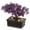 6"Purple, variant on MixMart 6 inch Artificial Bonsai Tree Juniper Faux Plants Indoor Small Fake Plants Decor with Ceramic Pots