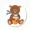 1pcs, variant on DOPASTICKER Bear W/Honey Pot Scrapbook Stickers Honey Bear Phone Decal Water Bottle Stickers, Cars Stickers, Water Bottle Stickers For Kids