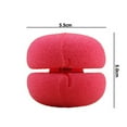 thumbnail image 2 of AURARMLET 4Jgo Esponja Rizadora Roja Para Peinados Con Setas Y Material Duradero, 2 of 6